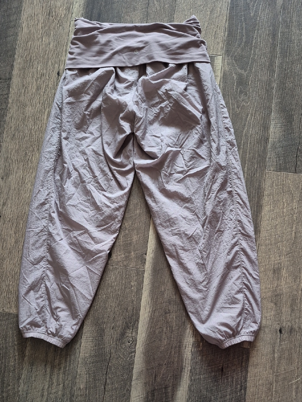lululemon athletica mauve light purple high-waist jogger pants